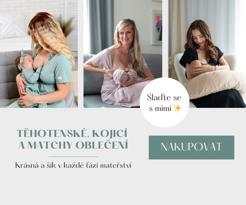 Krásné, pohodlné a udržitelné, takové je těhotenské a kojicí oblečení pro maminky Moniel.