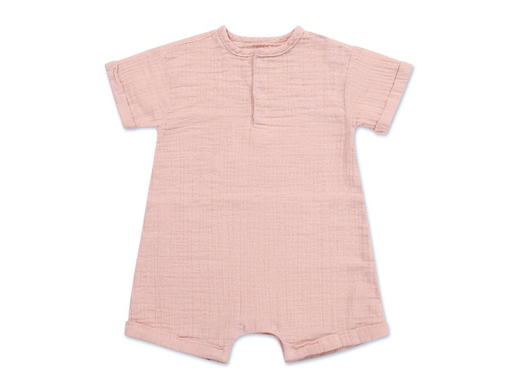 Moniel gyermek együttnövő muszlin rövid ujjú overál Pink