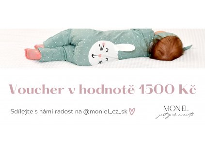 Dárkový voucher Moniel v hodnotě 1500 Kč