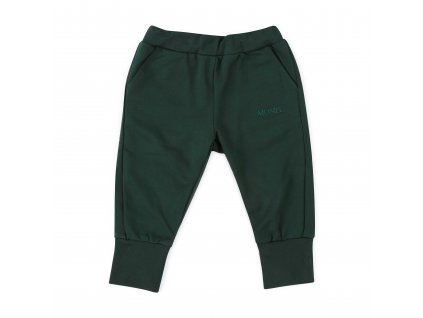 Dětské rostoucí tepláky Moniel Basic Dark Green