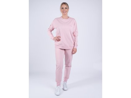 Kojící tepláková souprava s krátkou mikinou Moniel Basic Powder Pink