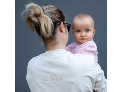 Moniel dámská mikina s vlastním nápisem Basic Light Beige
