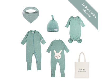Dárková sada pro miminko Dots Mint (2)