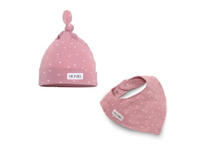 Sada k narození miminka Dots růžová