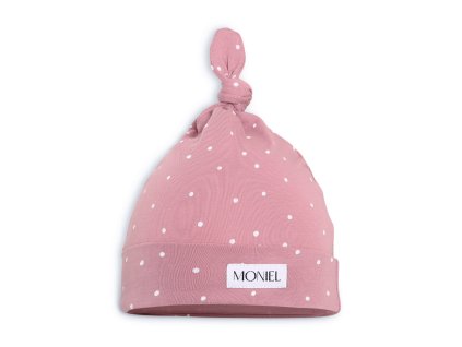Moniel Dětská čepice Dots růžová 0 3 měsíce