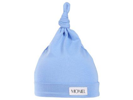 Moniel Dětská čepice Sky blue modrá 0 3 měsíce