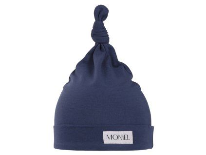 Moniel Dětská čepice Navy Blue modrá 0 3 měsíce