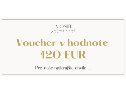 SK Moniel Voucher v hodnotě 120 EUR Mock Up