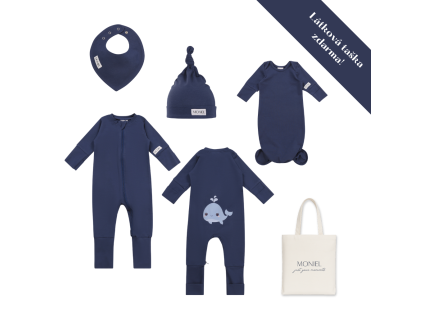 Dárková sada pro miminko Navy Blue