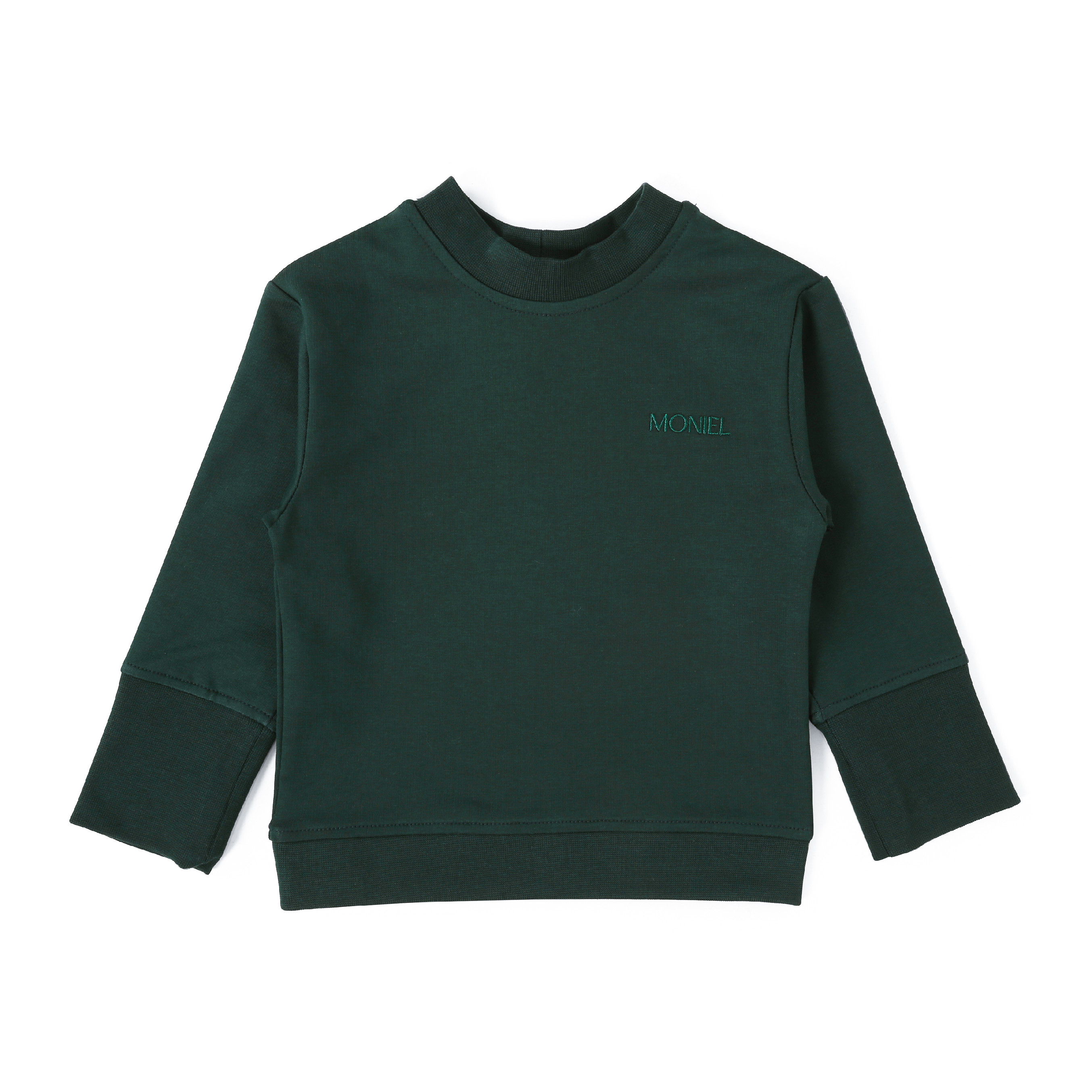 Moniel Dětská rostoucí mikina Basic Dark Green Velikost: 50/56 cm