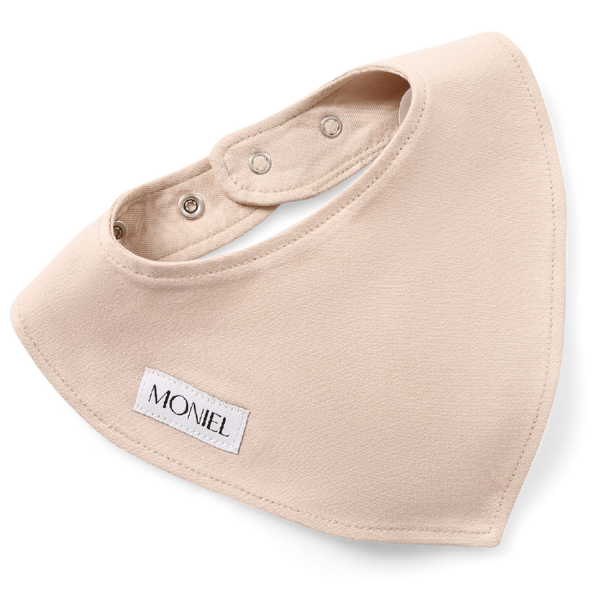 Outlet Moniel Dětský slintáček nastavitelná velikost Pastel béžová 0-24 měsíců