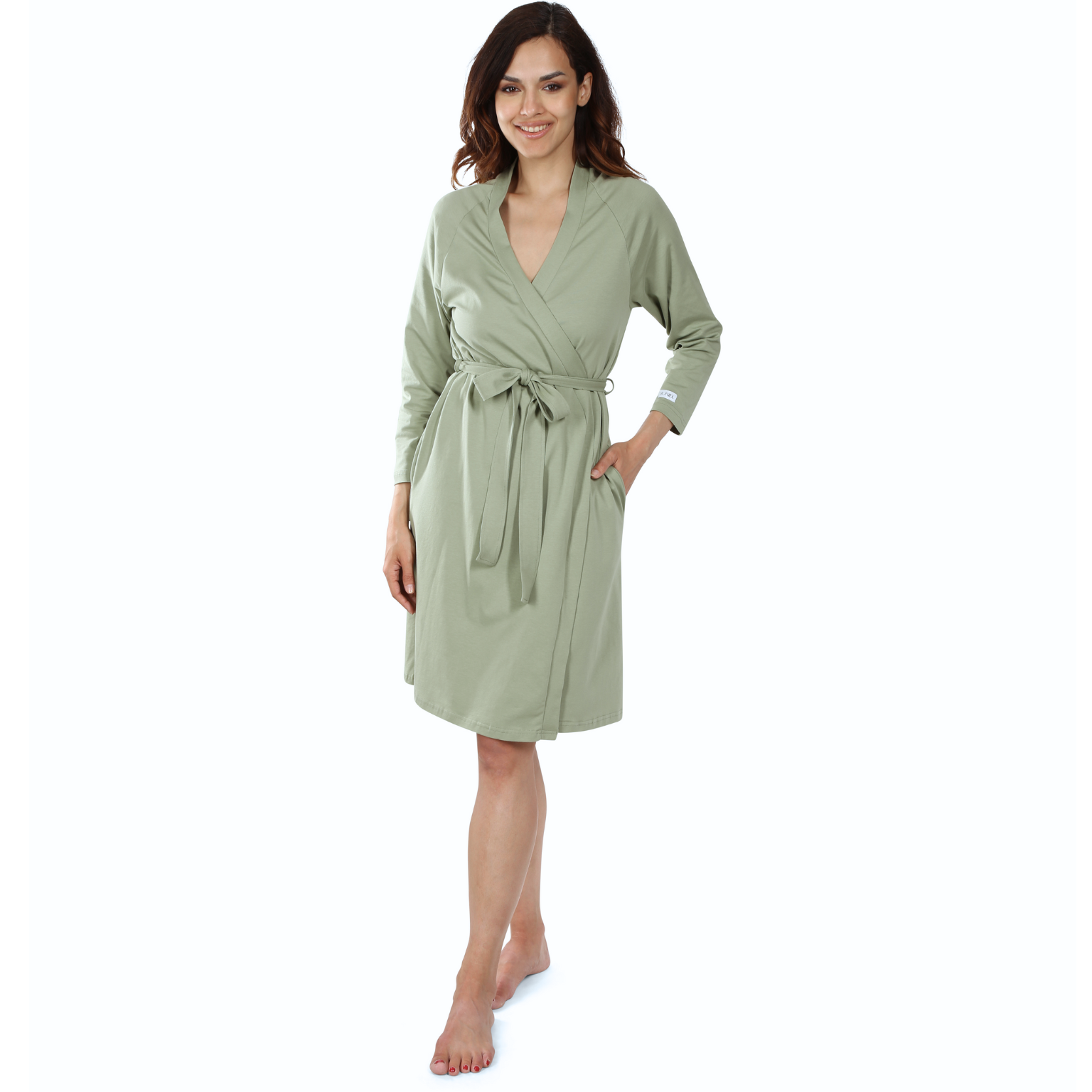 Outlet Moniel kimono/župan Olive jednovelikostní