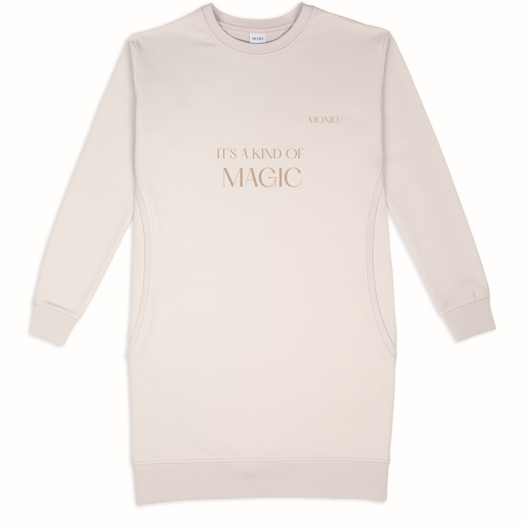 Moniel kojící mikina It's a kind of MAGIC dlouhá Basic Light Beige Velikost: S