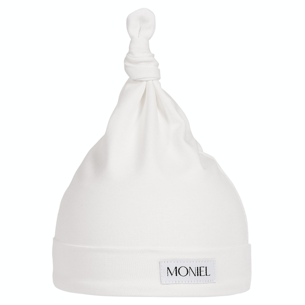 Moniel Dětská čepice White bílá 0-3 měsíce
