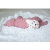 Moniel großes Kliniktaschen-Set für Mama und Baby Dots rosa mit Gratisgeschenk