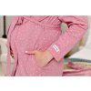 Moniel großes Kliniktaschen-Set für Mama und Baby Dots rosa mit Gratisgeschenk