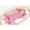 Moniel großes Kliniktaschen-Set für Mama und Baby Dots rosa mit Gratisgeschenk