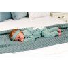 Moniel großes Klinik-Set für Mama und Baby Dots mintfarben mit Gratis-Geschenk