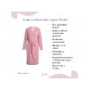 Moniel luxury hospital set for mum size L and baby Dots pink with a free gift