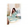 Moniel Luxus-Set für die Geburtsklinik für Mama Gr. L und Baby Dots mint mit Gratisgeschenk