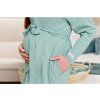 Moniel Luxus-Set für die Geburtsklinik für Mama Gr. L und Baby Dots mint mit Gratisgeschenk