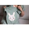 Moniel Luxus-Set für die Geburtsklinik für Mama Gr. L und Baby Dots mint mit Gratisgeschenk
