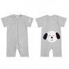 Moniel Kinderoverall mit kurzem Arm Pes Dots grau