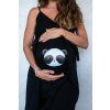 Moniel Mitwachsender Kinder-Overall Panda All Black schwarz