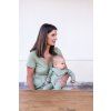 Moniel 2er-Set mitwachsende Baby-Halstücher Pastellbeige/Olive olivgrün 0-24 Monate