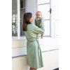 Moniel 2er-Set mitwachsende Baby-Halstücher Pastellbeige/Olive olivgrün 0-24 Monate