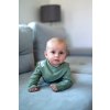 Moniel 2 db-os együttnövő baba nyálkendő szett Pastel bézs/Olive olíva 0-24 hónapos