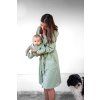Moniel 2er-Set mitwachsende Baby-Halstücher Pastellbeige/Olive olivgrün 0-24 Monate