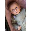 Moniel 2er-Set mitwachsende Baby-Halstücher Pastellbeige/Olive olivgrün 0-24 Monate