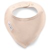 Moniel Set of 2 Adjustable Baby Dribble Bibs Pastel Beige/Olive 0-24 Months