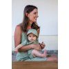 Moniel 2er-Set mitwachsende Baby-Halstücher Pastellbeige/Olive olivgrün 0-24 Monate