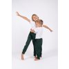 Dětské tepláky Moniel Basic Dark Green 836
