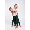 Dětské tepláky Moniel Basic Dark Green 841