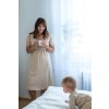 Moniel košilka:šaty kojící Pastel béžová4