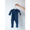 Moniel Dětský rostoucí overal Velryba Navy Blue9