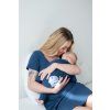 Moniel košilka:šaty kojící Navy Blue modrá3