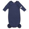 Moniel Novorozenecké body s uzlem Navy Blue modrá 0 3 měsíce