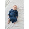 Moniel Novorozenecke body s uzlem Navy Blue modra 0 3 mesice5