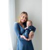 Moniel kosilka:saty kojici Navy Blue modra s dlouhym rukavem