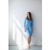 Moniel kosilka:saty kojici Sky Blue modra s dlouhym rukavem2