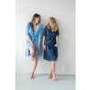 Moniel kimono:zupan Sky Blue a Navy modry jednovelikostni