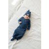 Moniel Novorozenecke body s uzlem Navy Blue modra 0 3 mesice2