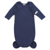 Moniel Novorozenecké body s uzlem Navy Blue modrá 0 3 měsíce
