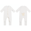 Moniel Dětský rostoucí overal Holoubek White bílá
