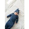 Moniel Novorozenecke body s uzlem Navy Blue modra 0 3 mesice