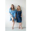 Moniel kimono:zupan Sky Blue a Navy modry jednovelikostni2